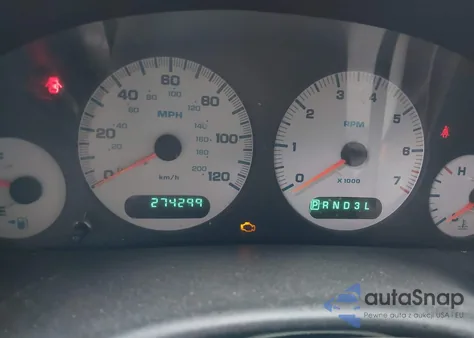 2003 Chrysler Town & Country Ex z USA, uszkodzony, nr VIN 2C4GP74L13R141340